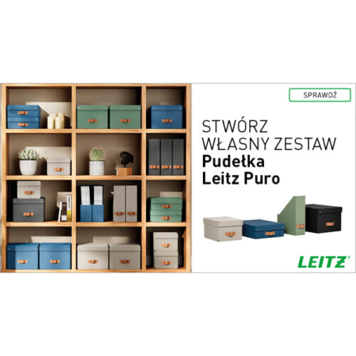 61480050_n_07.jpg Pudełko do przechowywania Leitz Puro z pokrywką, średnie niskie, 8 l, z tektury w 100% z recyklingu, 2 szt., zielone