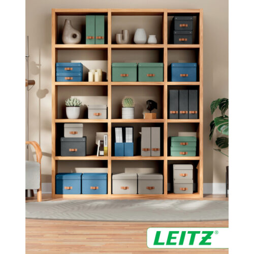 61480050_n_16.jpg Pudełko do przechowywania Leitz Puro z pokrywką, średnie niskie, 8 l, z tektury w 100% z recyklingu, 2 szt., zielone