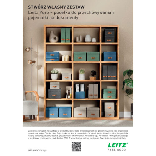 61490068_n_13.jpg Pudełko do przechowywania Leitz Puro z pokrywką, średnie, 17 l, z tektury w 100% z recyklingu, 2 szt., granatowe