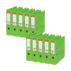 Segregator Esselte Vivida No.1, A4, szer. 75 mm, zielony