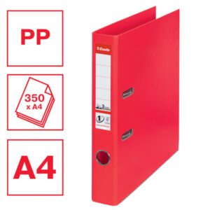 Segregator Esselte Vivida No.1, A4, szer. 50 mm, czerwony