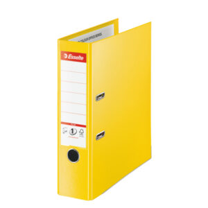 Segregator Esselte No.1 Vivida PLUS, A4, szer. 80mm, żółty