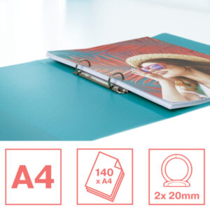 Segregator ringowy Esselte Colour'Breeze, 2 RR, 25 mm, niebieski