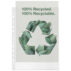 Koszulki groszkowe Esselte Recycled Premium, A4, PP 70 mic.