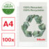 Koszulki groszkowe Esselte Recycled Premium, A4, PP 70 mic.
