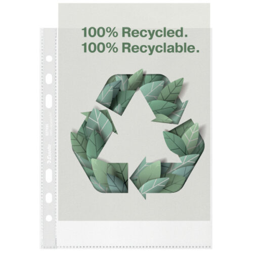 627495.jpg Koszulki groszkowe Esselte Recycled Premium, A5, PP 70 mic.