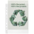 Koszulki groszkowe Esselte Recycled Premium, A5, PP 70 mic.