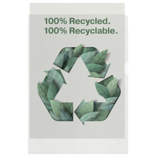 Ofertówki groszkowe Esselte Recycled Premium PP 100 mic. A4