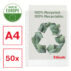 Koszulki groszkowe Esselte Recycled Premium, A4 Maxi, PP 70 mic.