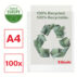 Koszulki groszkowe Esselte Recycled Premium, A4 Maxi, PP 100 mic.