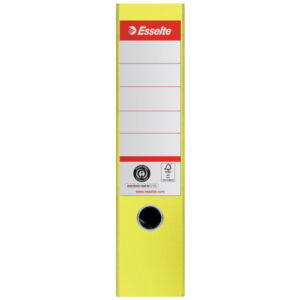 Segregator Esselte No.1, karton w 100% z recyklingu, A4, szer. 75 mm, żółty