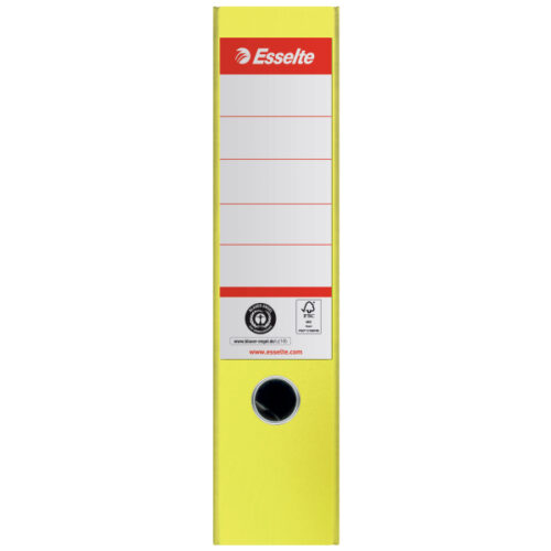627566_01.jpg Segregator Esselte No.1, karton w 100% z recyklingu, A4, szer. 75 mm, żółty