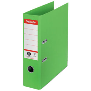 Segregator Esselte No.1, karton w 100% z recyklingu, A4, szer. 75 mm, zielony