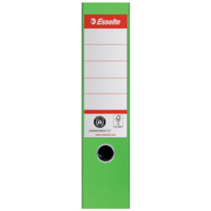 Segregator Esselte No.1, karton w 100% z recyklingu, A4, szer. 75 mm, zielony