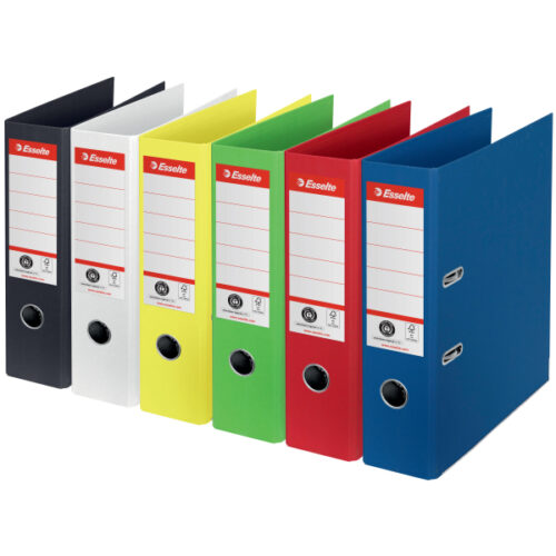 627568_n_06.jpg Segregator Esselte No.1, karton w 100% z recyklingu, A4, szer. 75 mm, czerwony