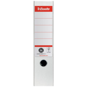 Segregator Esselte No.1, karton w 100% z recyklingu, A4, szer. 75 mm, biały