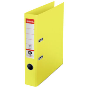 Segregator Esselte No.1, karton w 100% z recyklingu, A4, szer. 50 mm, żółty