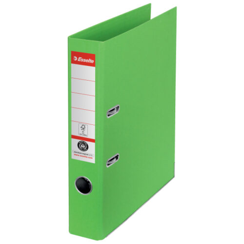 Segregator Esselte No.1, karton w 100% z recyklingu, A4, szer. 50 mm, zielony