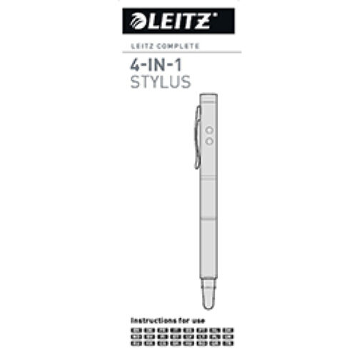 64140095_n_01.jpg Długopis, wskaźnik, rysik do urządzeń z dotykowym ekranem, 4w1 Stylus, czarny