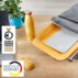 Podstawka pod laptopa Leitz Ergo Cosy, 80% plastiku z recyklingu, żółta