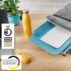 Podstawka pod laptopa Leitz Ergo Cosy, 80% plastiku z recyklingu, niebieska