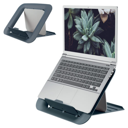 Podstawka pod laptopa Leitz Ergo Cosy, 80% plastiku z recyklingu, szara