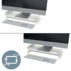Podstawka pod monitor Leitz Ergo, jasnoszara