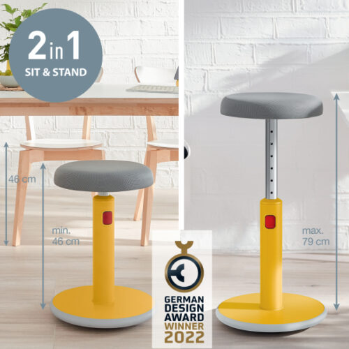 65180019_01.jpg Ergonomiczny stołek Leitz Ergo Cosy, żółty