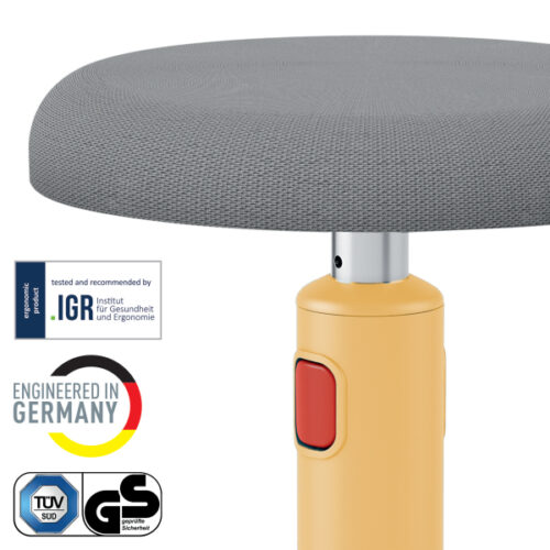 65180019_03.jpg Ergonomiczny stołek Leitz Ergo Cosy, żółty