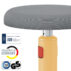 Ergonomiczny stołek Leitz Ergo Cosy, żółty