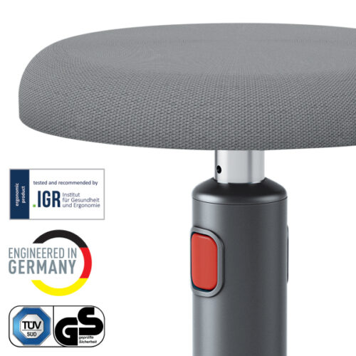 65180089_03.jpg Ergonomiczny stołek Leitz Ergo Cosy, szary