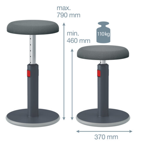 65180089_07.jpg Ergonomiczny stołek Leitz Ergo Cosy, szary