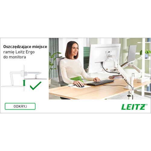 65370085_n_05.jpg Podwójne ramię Leitz Ergo do monitora, jasnoszare