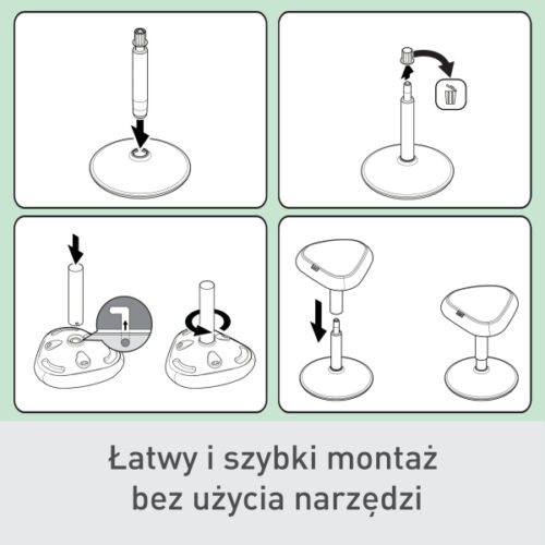 65440085_n_10.jpg Stołek Leitz Ergo do aktywnego siedzenia, jasnoszary