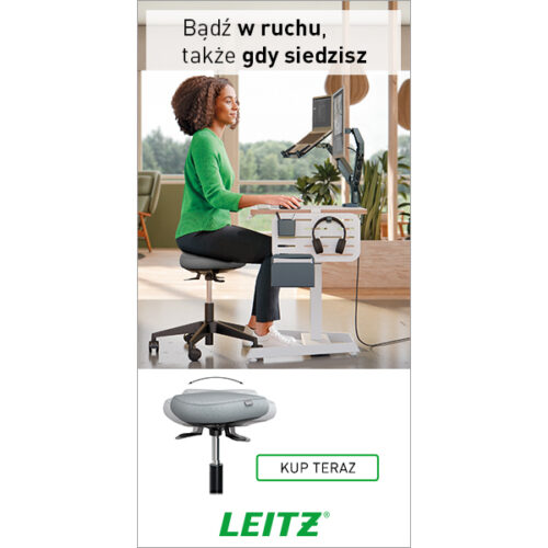 65770095_n_06.jpg Stołek Leitz Ergo Active z wygodnym siedziskiem do balansowania, na kółkach