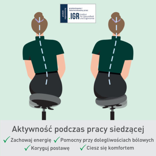 65770095_n_09.jpg Stołek Leitz Ergo Active z wygodnym siedziskiem do balansowania, na kółkach