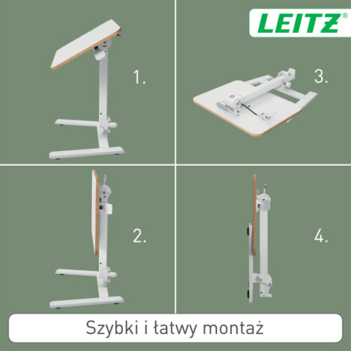 65880001_n_06.jpg Małe składane biurko Leitz Ergo do pracy w pozycji siedzącej i stojącej, białe