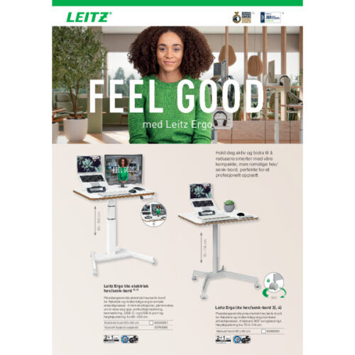65880001_n_16.jpg Małe składane biurko Leitz Ergo do pracy w pozycji siedzącej i stojącej, białe