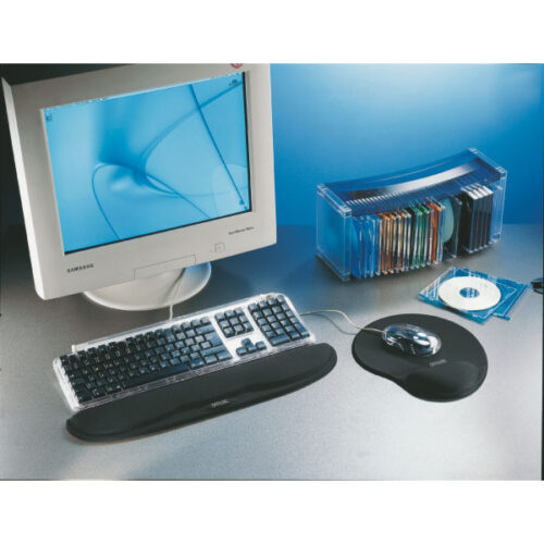 67106_n_01.jpg Żelowa podkładka Esselte Dataline pod mysz i nadgarstek (19 x 225 x 250), czarna