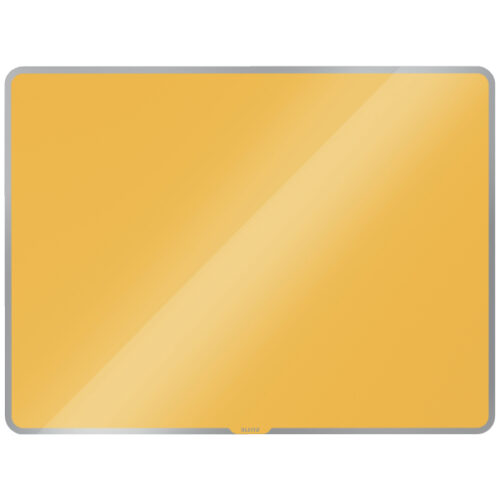 Szklana tablica magnetyczna Leitz Cosy 80x60cm, żółta