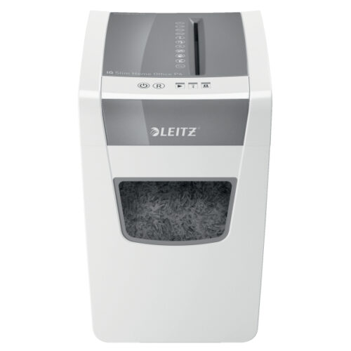 80010000_01.jpg Niszczarka Leitz IQ Home Office Slim, P4, 10 kartek, 23 l kosz