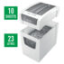Niszczarka Leitz IQ Home Office Slim, P4, 10 kartek, 23 l kosz
