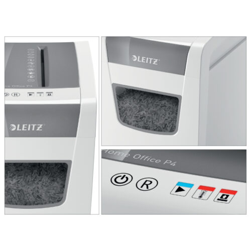 80010000_05.jpg Niszczarka Leitz IQ Home Office Slim, P4, 10 kartek, 23 l kosz