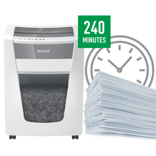 80060000_04.jpg Niszczarka Leitz IQ Office Pro, P4, 20 kartek, 30 l kosz