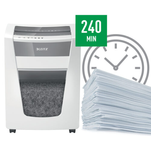 80100000_n_01.jpg Niszczarka Leitz IQ Office Pro, P6+, 5 kartek, 30 l kosz