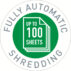 Niszczarka Leitz IQ AutoFeed 100, P4, 100 kartek, 34 l kosz