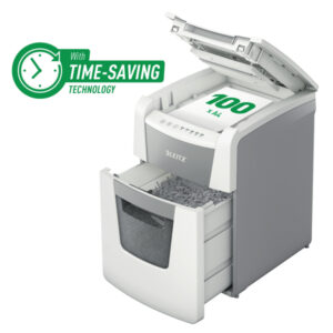 Niszczarka Leitz IQ AutoFeed 100, P5, 100 kartek, 34 l kosz