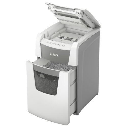 80130000_iu_01.jpg Niszczarka Leitz IQ AutoFeed 150, P4, 150 kartek, 44 l kosz