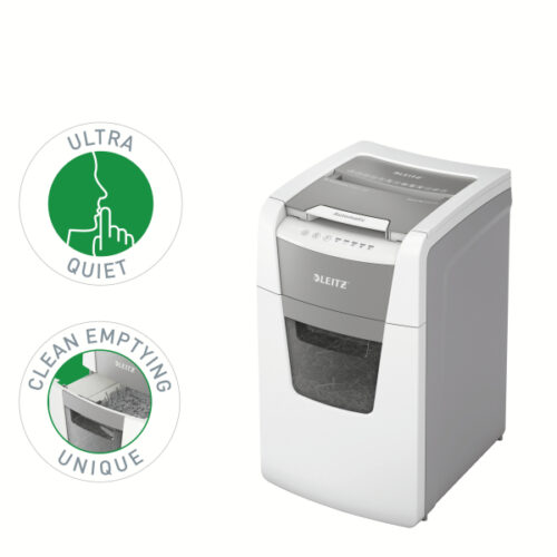 80140000_01.jpg Niszczarka Leitz IQ AutoFeed 150, P5, 150 kartek, 44 l kosz