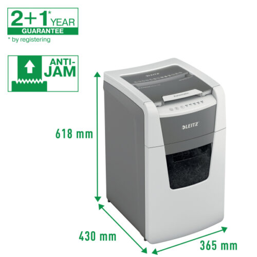80140000_iu_02.jpg Niszczarka Leitz IQ AutoFeed 150, P5, 150 kartek, 44 l kosz